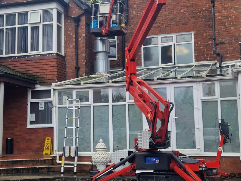MEWP access at residential property